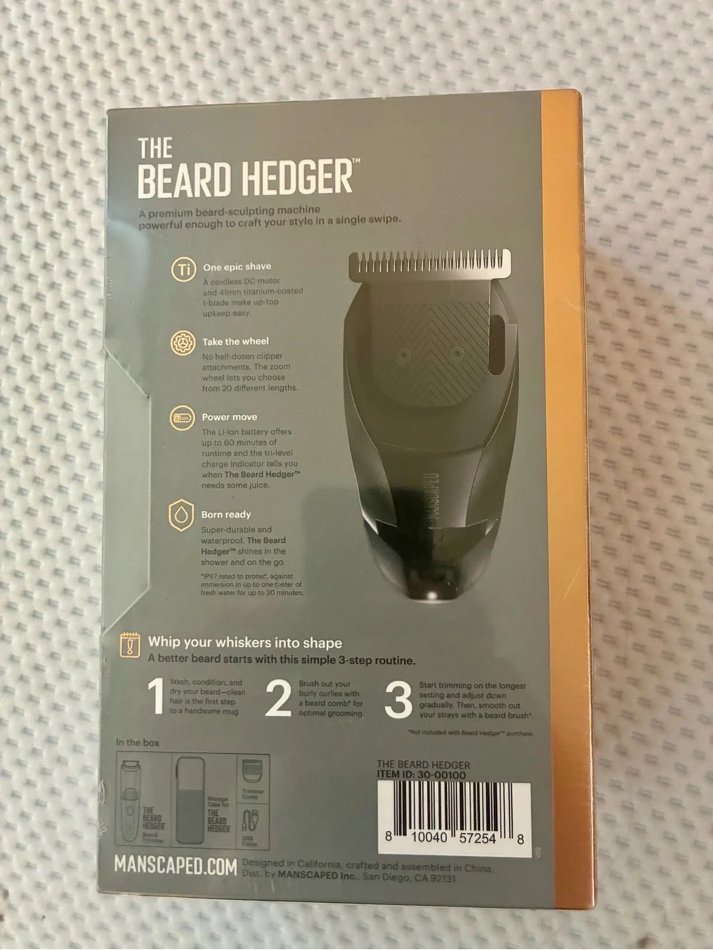 $NWT$ Manscaped The Beard Hedger Electric Trimmer - Black